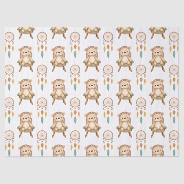 Papel De Seda Bebê bonito (Frente )