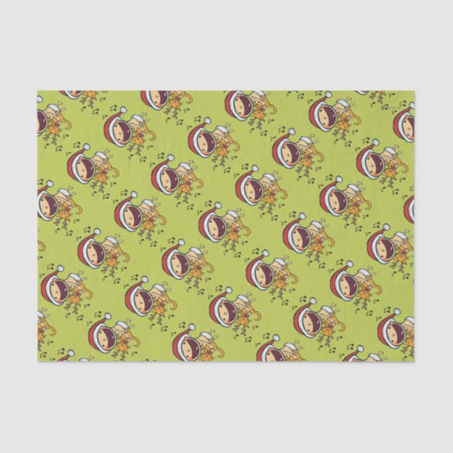 Papel De Seda Bebê do La do La do Fa de Leslie Patricelli (Frente )