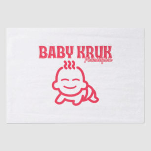 Papel De Seda Bebê Engraçado Kruk Philadelphia Premium 