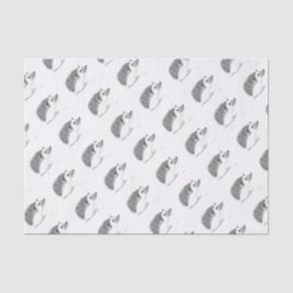 Papel De Seda Bebê ouriço animal Aquarela Preto Padrões Crianças