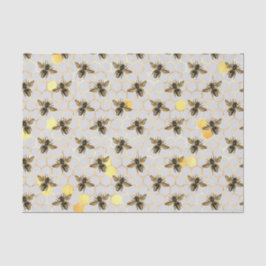 Papel De Seda Bebês Dourado