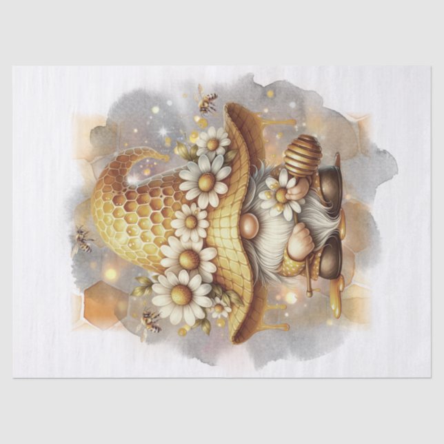 Papel De Seda Bee Gnomo (Frente )
