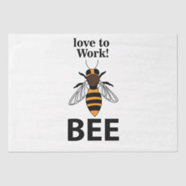 Papel De Seda Bee Love To Work Bee