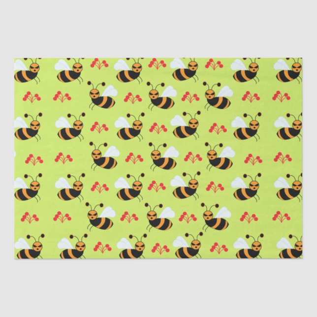 Papel De Seda Bees Honeybee (Frente )