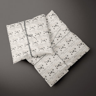 Papel De Seda Beige, Natal elegante e natural