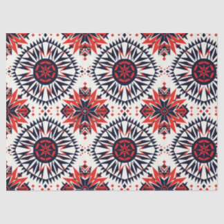 Papel De Seda Beige Quente "Interlock Cósmico" Tecido de Present