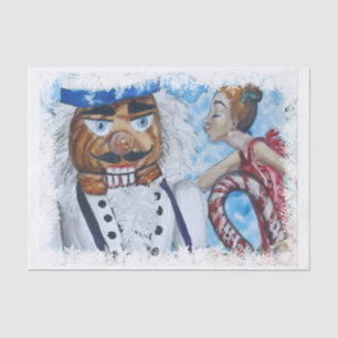 Papel De Seda Beijo quadro floco de neve do Nutcracker
