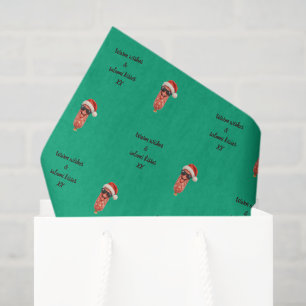 Papel De Seda Beijos engraçados de salame de natal