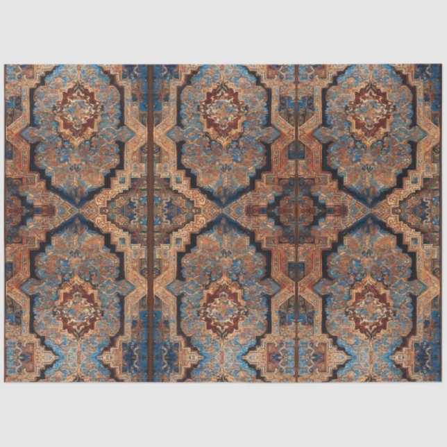 Papel De Seda Bela Coleção Popular de Padrão Persa Antigo (Frente )