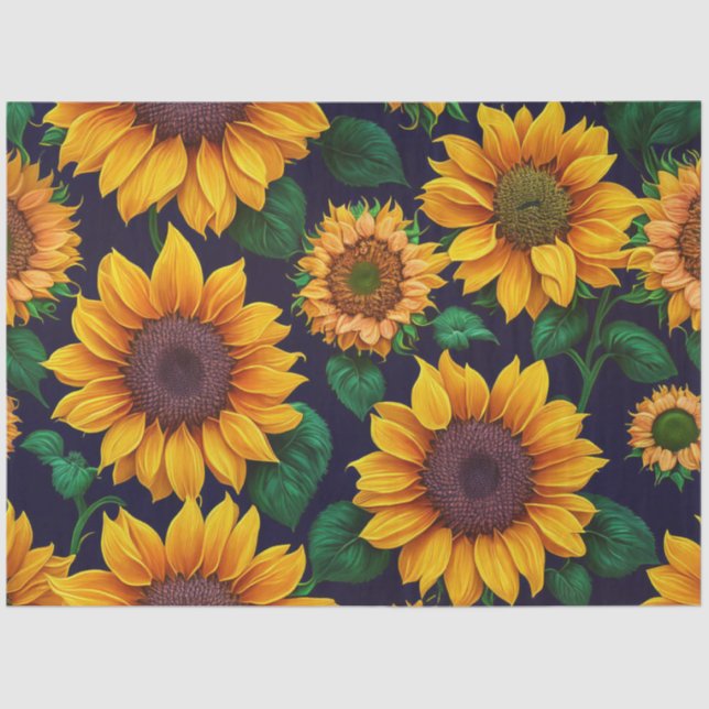 Papel De Seda Bela Trendy Sunflower Collection (Frente )