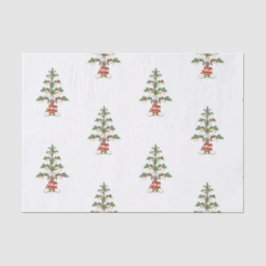 Papel De Seda Bela vara de Natal Navidad.