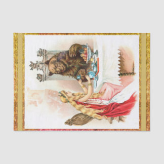 Papel De Seda Beleza A Rosa E A Besta