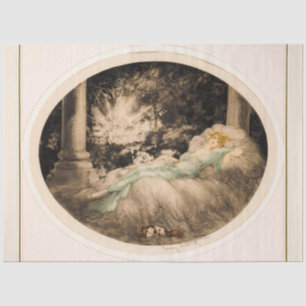 Papel De Seda Beleza adormecida de Louis Icart