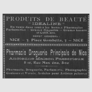 Papel De Seda Beleza Francesa No Quadro Do Chalkboard E Ephemera