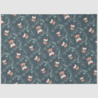 Belo Bulldog Francês Santa Hat Feliz Natal