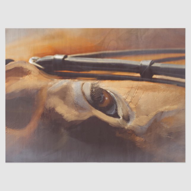 Papel De Seda Belo Cavalo (Frente )