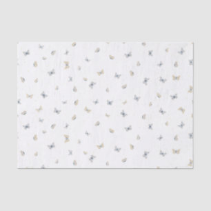 Papel De Seda Belo Jardim de Borboletas e Amantes da Natureza