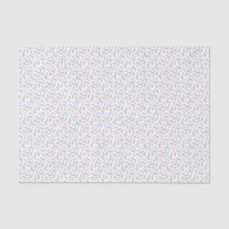 Papel De Seda Belo padrão de aquarela de penas de arco-íris