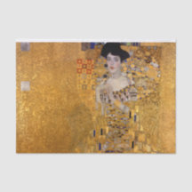 Belo retrato de uma senhora de Gustav Klimt,Deco