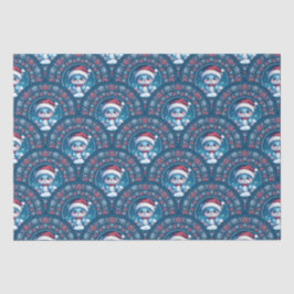 Papel De Seda Belo Urso de Natal de Kawaii - Escala de Arte