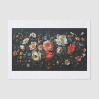 Papel De Seda Belos Flores20