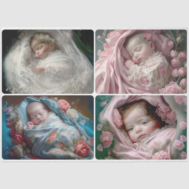 Papel De Seda Bem-vindo ao Tecido do Bebê (Frente )