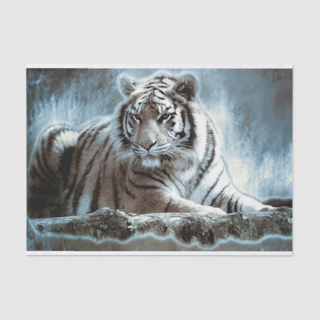 Papel De Seda Bengal Tiger (Frente )