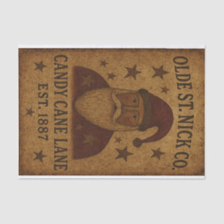 Papel De Seda Bengalas de Natal Olde St Nick