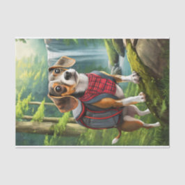 Papel De Seda Bentley Explora, Beagle caminhando na Natureza