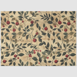 Papel De Seda Berries Christmas Art