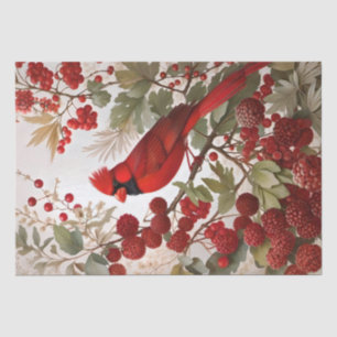 Papel De Seda Berries Vermelho norte Cardinal