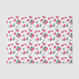 Papel De Seda Berry Sweet Strawberry Pattern