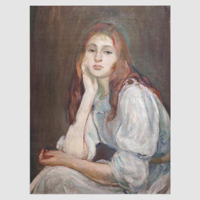 Papel De Seda Berthe Morisot - Julie Daydreaming (Criador carregado)