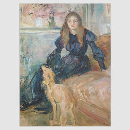 Papel De Seda Berthe Morisot - Julie e o seu Greyhound Laerte