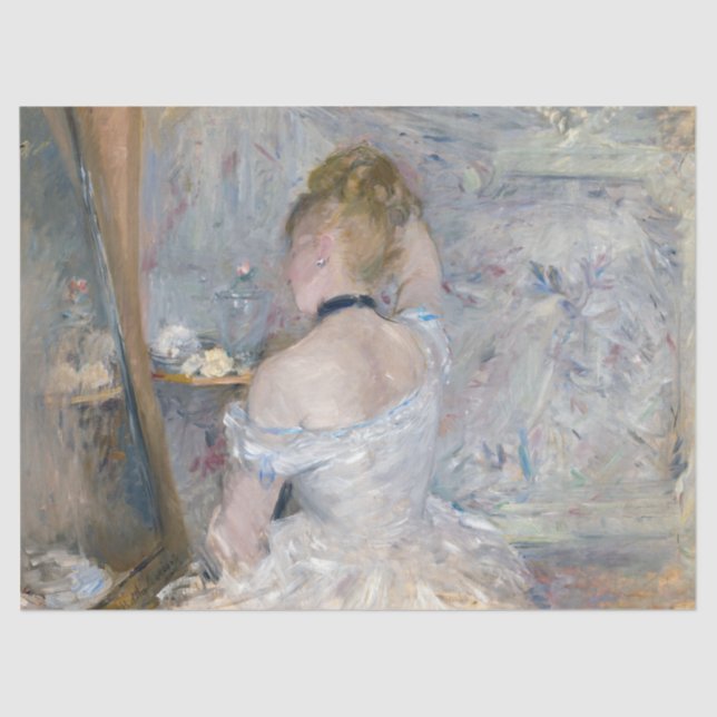 Papel De Seda Berthe Morisot - Mulher na sua Toilette (Frente )