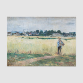 Papel De Seda Berthe Morisot - No Campo de Trigo em Gennevillier