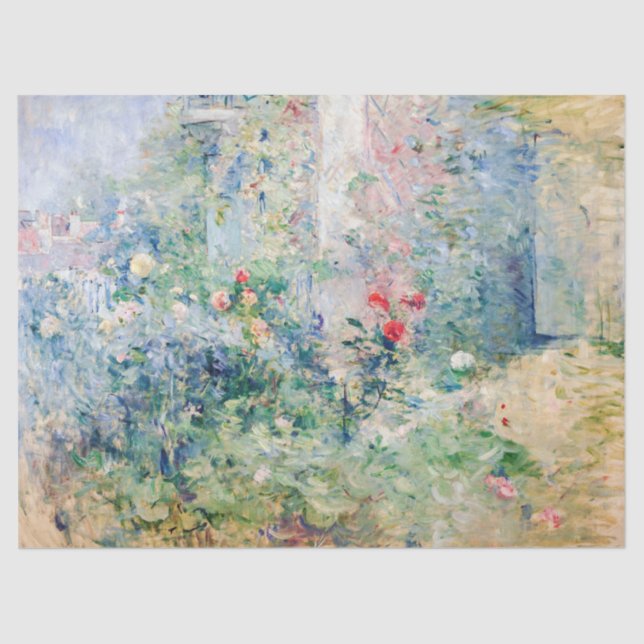 Papel De Seda Berthe Morisot - O Jardim de Bougal (Frente )