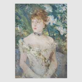 Papel De Seda Berthe Morisot - Rapariga pequena em um palhaço