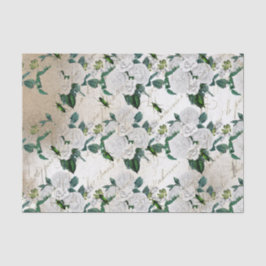 Papel De Seda Besouro e Flores