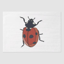 Papel De Seda Besouros Insetam Besouros Ladybug