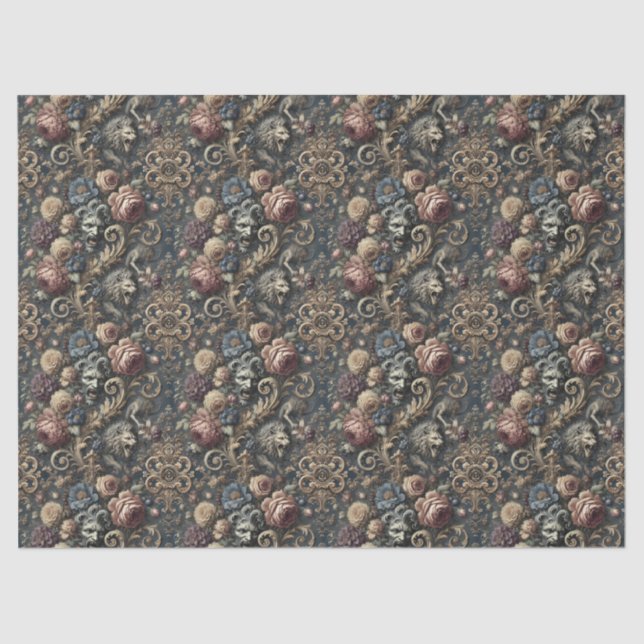 Papel De Seda Besta Dentro - Vitoriano Gótico (Frente )