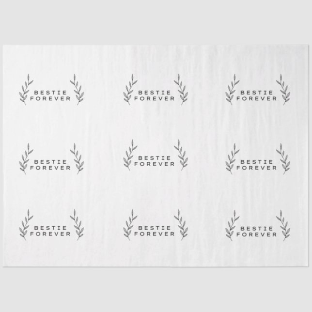 Papel De Seda Bestie Forever Tissue Paper (Frente )