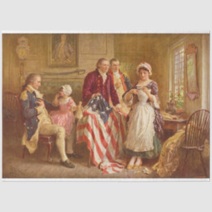 Papel De Seda Betsy Ross, 1777 (História Americana) (Patriota do