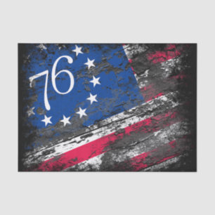 Papel De Seda Betsy Ross Flag 1776 Patriótico 4 de julho
