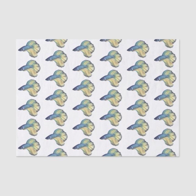 Papel De Seda Betta Fish (Frente )