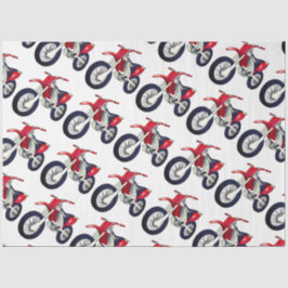 Papel De Seda Bicicleta de terra vermelha motocicleta cor person