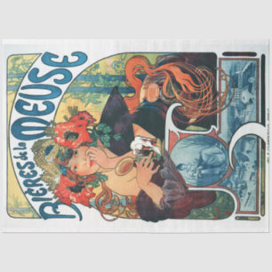 Papel De Seda Bieres de la Meuse, Mucha
