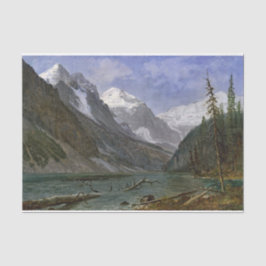 Papel De Seda Bierstadt Lake Louise Painting