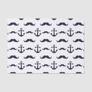 Papel De Seda Bigode e âncora