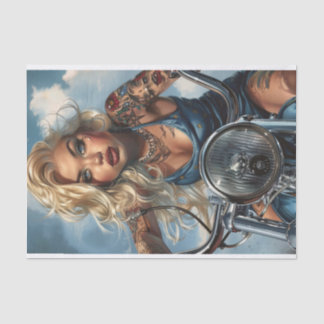 Papel De Seda Biker Babe6